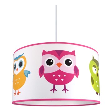 Дитяча підвісна люстра OWL 1xE27/60W/230V