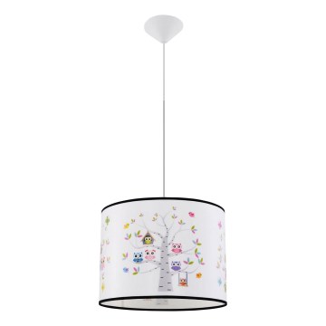 Дитяча підвісна люстра OWLS 1xE27/15W/230V діаметр 40 см сови