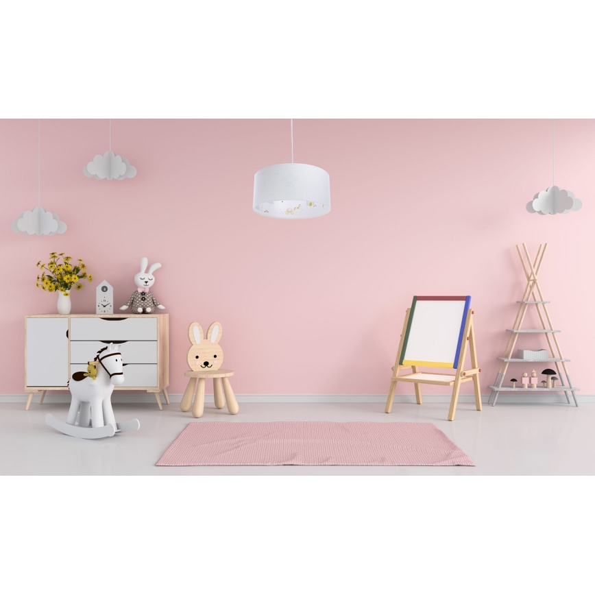 Дитяча підвісна люстра SWEET DREAMS 1xE27/60W/230V діаметр 30 см