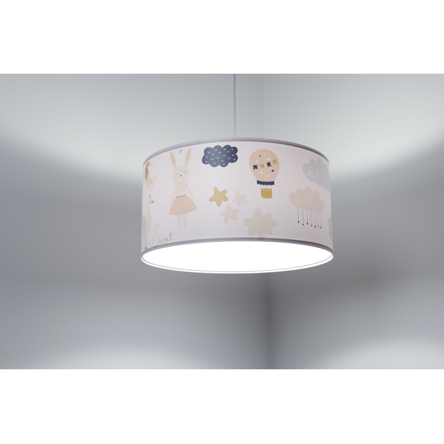Дитяча підвісна люстра SWEET DREAMS 1xE27/60W/230V діаметр 30 см