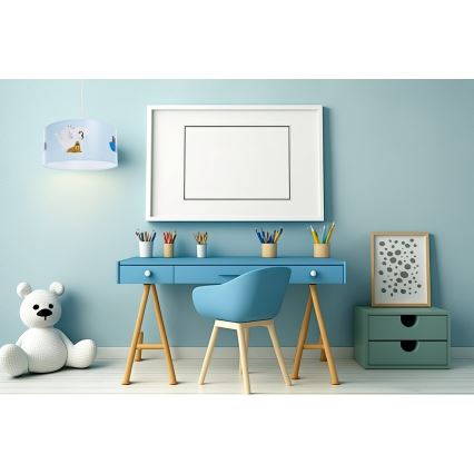 Дитяча підвісна люстра SWEET DREAMS 1xE27/60W/230V діаметр 30 см
