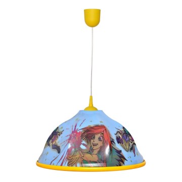 Дитяча підвісна люстра WITCH 1xE27/15W/230V