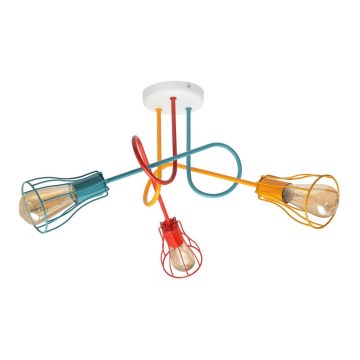 Дитяча пристельова люстра OXFORD 3xE27/60W/230V