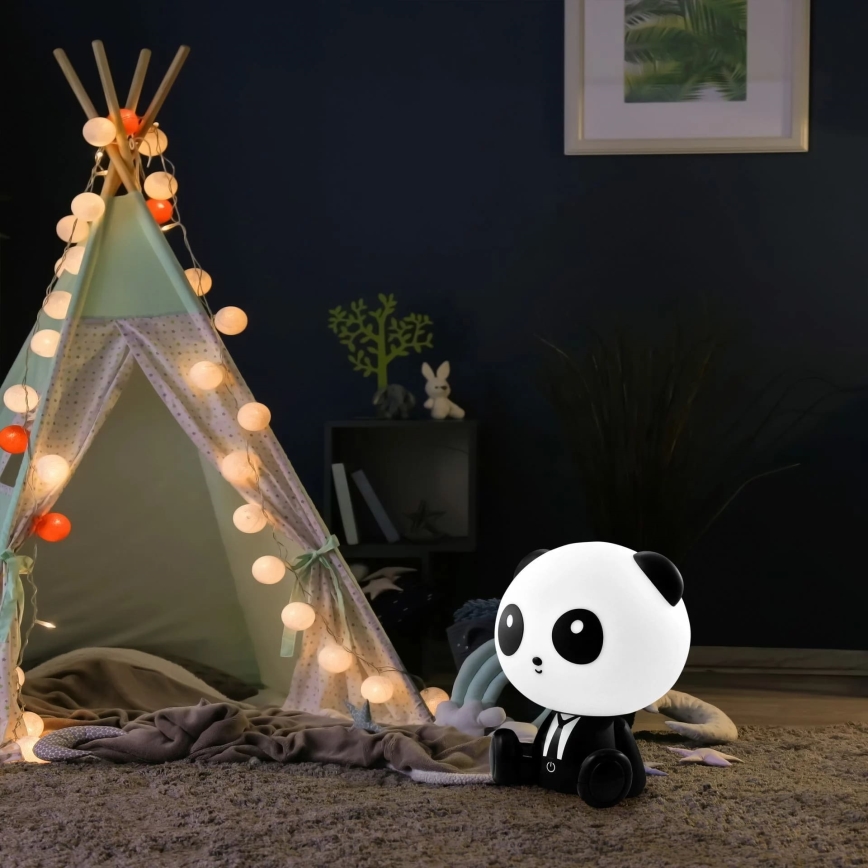 Дитяча сенсорна LED лампа з регулюванням яскравості PANDA LED/2,5W/3,7V 1200 mAh