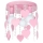 Дитяче стельове освітлення ELZA hearts 3xE27/60W/230V рожевий