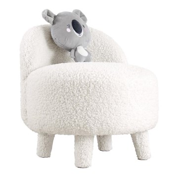 Дитяче крісло PIXI, діаметр 46 см, біле