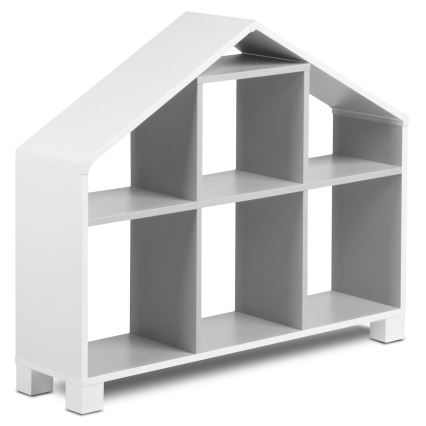 Дитяча бібліотека MIRUM 80,7x93,4 см білий/сірий