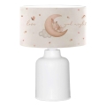 Дитяча лампа CANDY 1xE27/40W/230V біла/бежева
