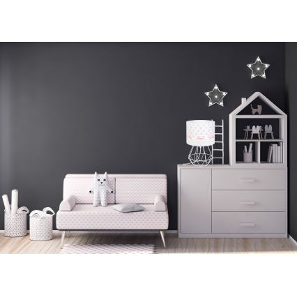 Дитяча лампа PIKKI 1xE27/60W/230V рожевий