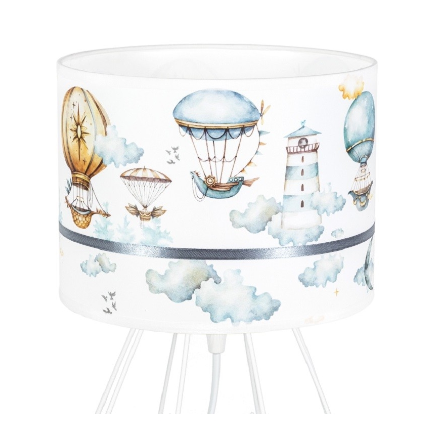 Дитяча лампа PIKKI 1xE27/60W/230V синій