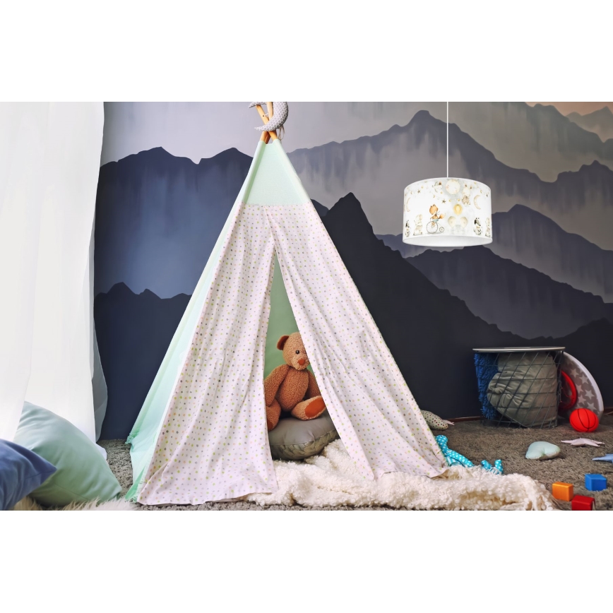 Дитяча люстра CIRCUS 1xE27/60W/230V