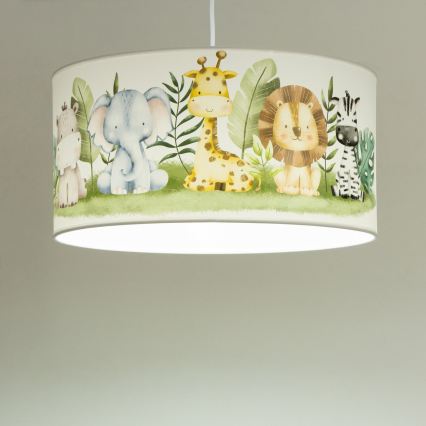 Дитяча люстра KIDS ROOM 1xE27/60W/230V, діам. 40 см, джунглі