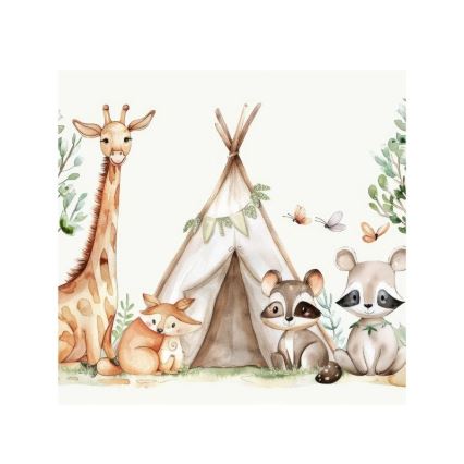 Дитяча люстра KIDS ROOM, 1xE27/60W/230V, діам. 40 см, з милими тваринками