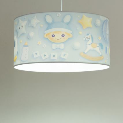 Дитяча люстра KIDS ROOM, 1xE27/60W/230V, діаметр 40 см, космонавт