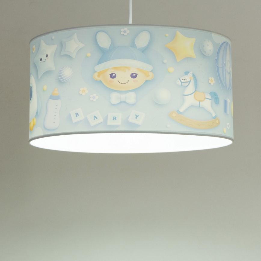 Дитяча люстра KIDS ROOM, 1xE27/60W/230V, діаметр 40 см, космонавт