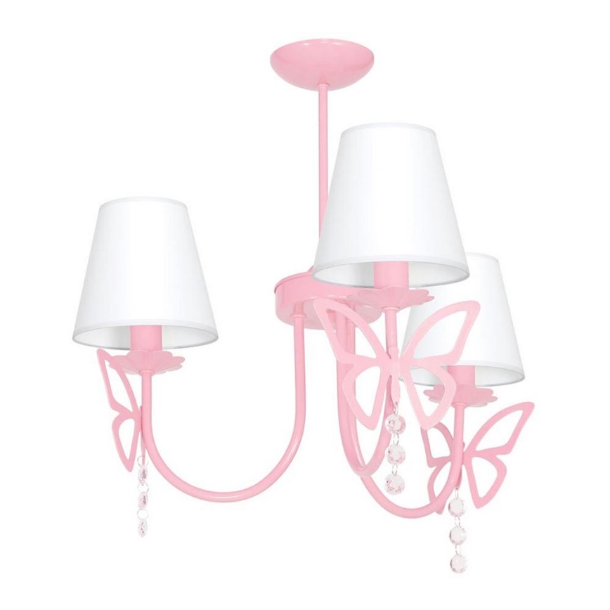 Дитяча люстра на штанзі CHARLOTTE 3xE14/40W/230V