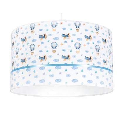 Дитяча люстра PIKKI 1xE27/60W/230V синій