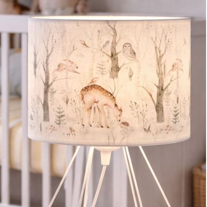 Дитяча настільна лампа KIDS ROOM, 1xE27/60W/230V, діаметр 18 см, з тваринками