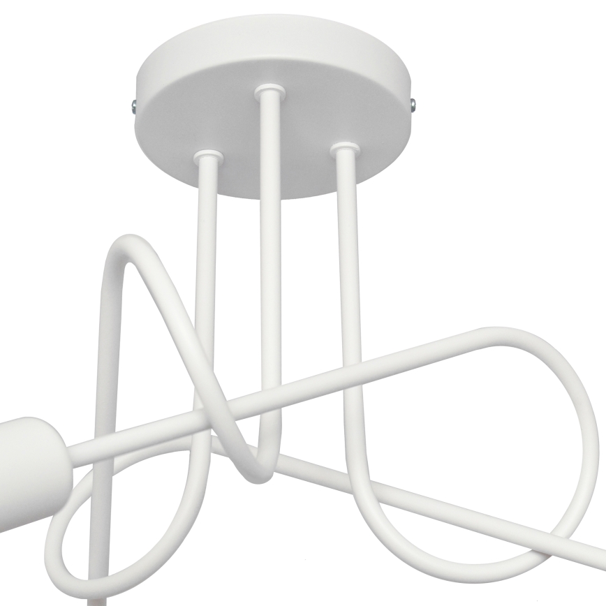 Дитяча накладна люстра OXFORD 3xE27/15W/230V біла