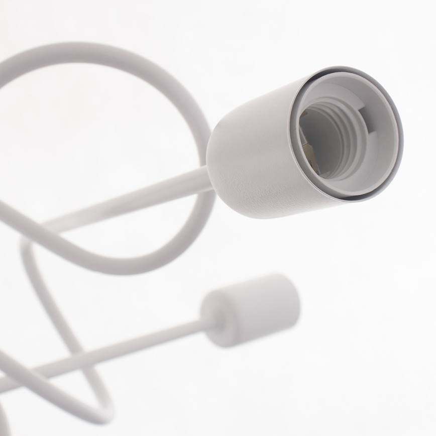 Дитяча накладна люстра OXFORD 3xE27/15W/230V біла