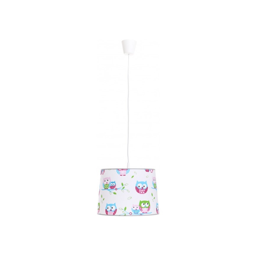 Дитяча підвісна люстра KIDS 1xE27/60W/230V сови