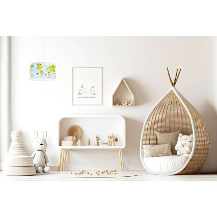 Дитяча підвісна люстра SWEET DREAMS 1xE27/60W/230V діаметр 30 см