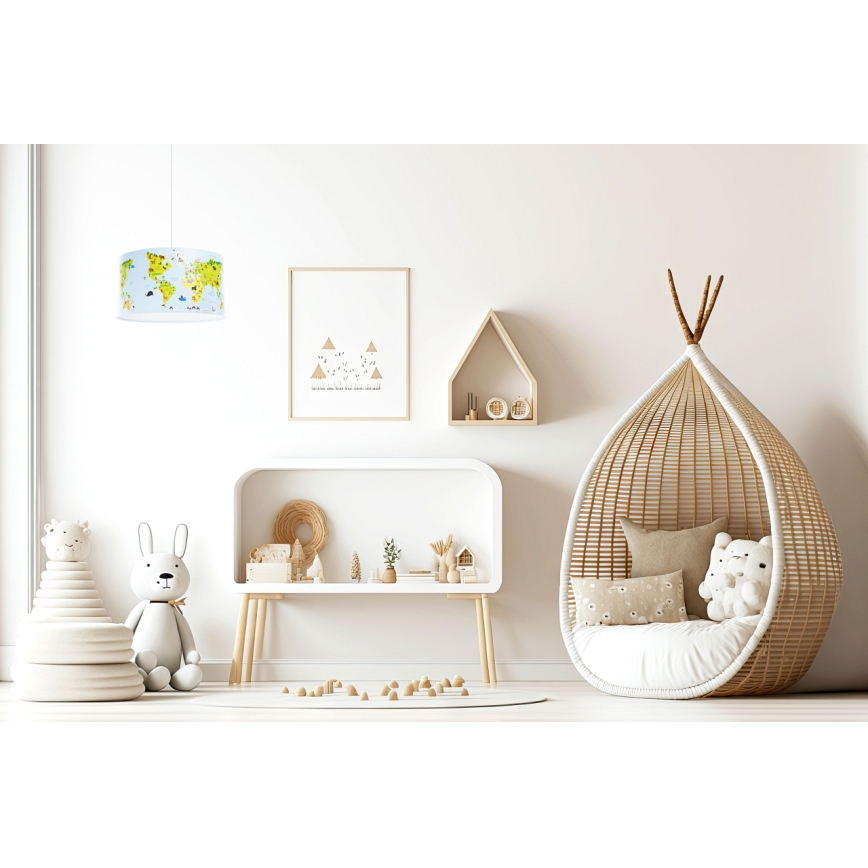 Дитяча підвісна люстра SWEET DREAMS 1xE27/60W/230V діаметр 30 см