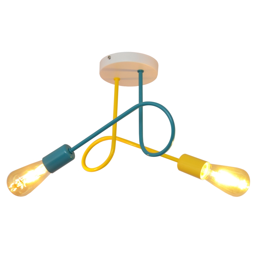 Дитяча пристельова люстра OXFORD 2xE27/15W/230V