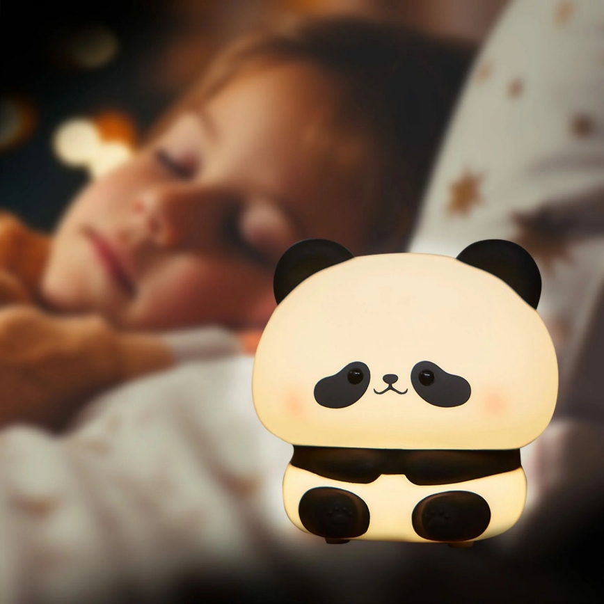 Дитяча сенсорна LED лампа з регулюванням яскравості PANDA LED/2W/3,7V 1200 mAh