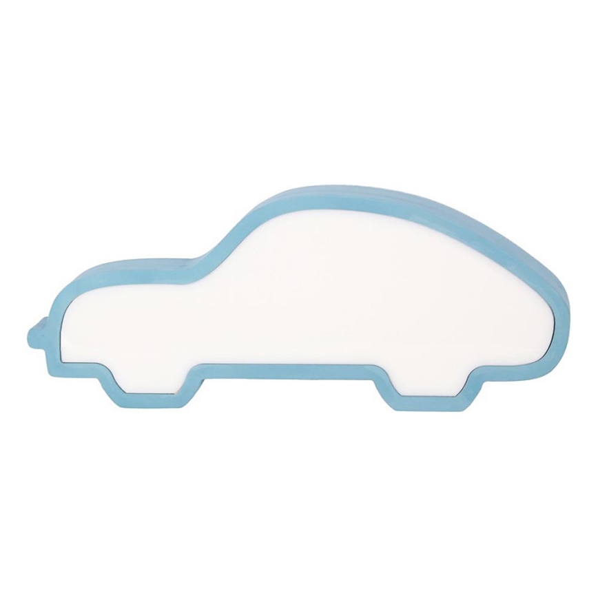 Дитяча світлодіодна настільна лампа CAR LED/11 Вт/230 В синя