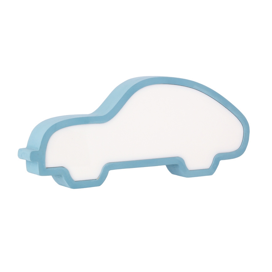 Дитяча світлодіодна настільна лампа CAR LED/11 Вт/230 В синя