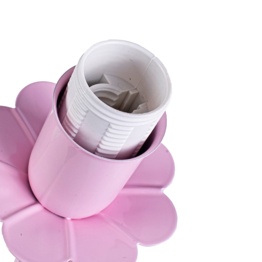 Дитяче настінне освітлення МАЛЕНЬКИЙ МЕТЕЛИК 1xE14/60W рожевий