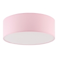 Дитяче стельове світло RONDO KIDS 4xE27/15W/230V рожеве