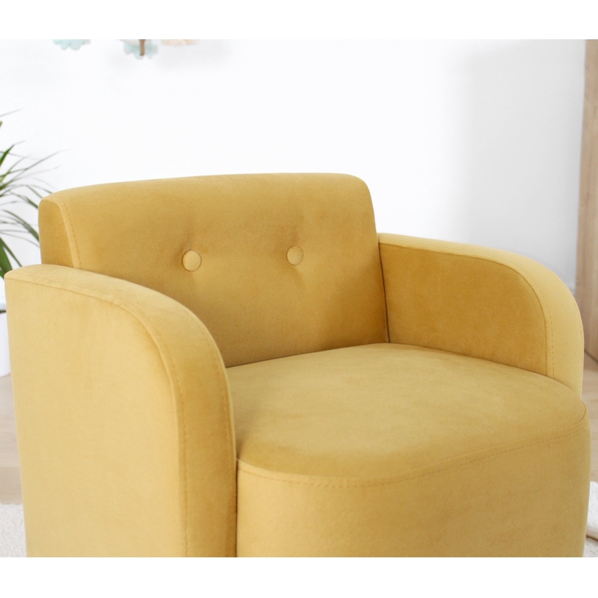 Дитяче крісло DORY жовте