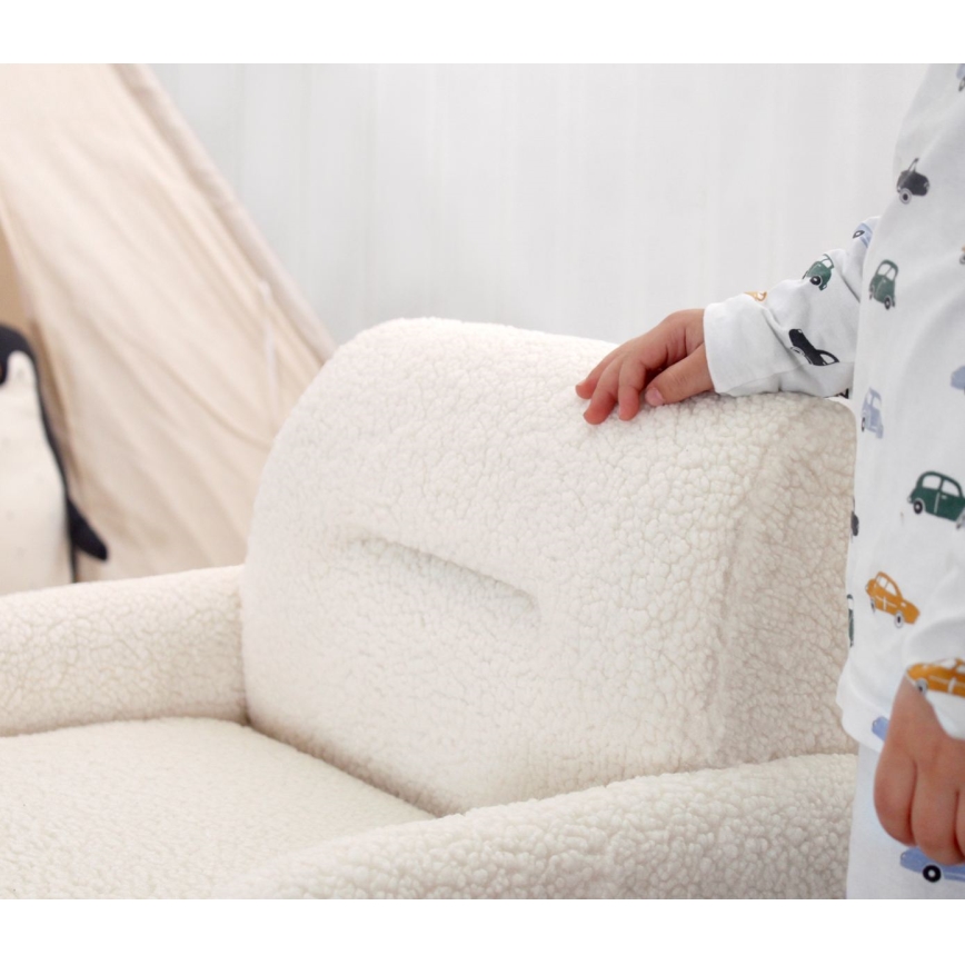 Дитяче крісло LORY біле