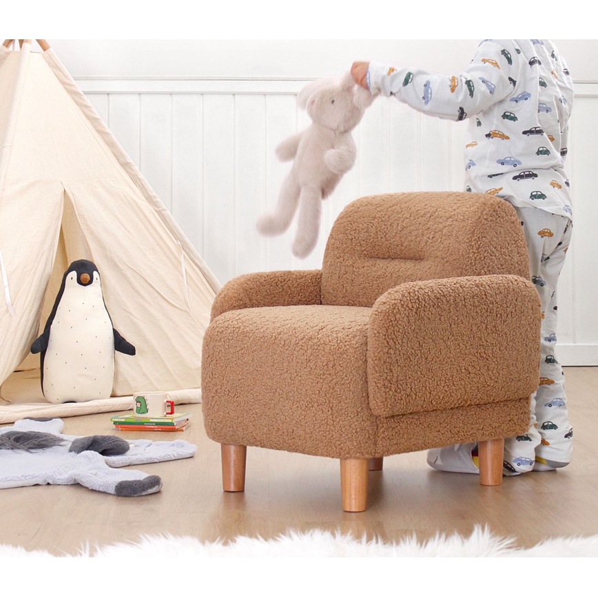 Дитяче крісло LORY — коричневе