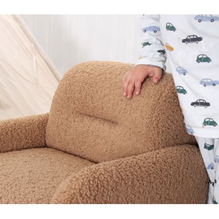 Дитяче крісло LORY — коричневе