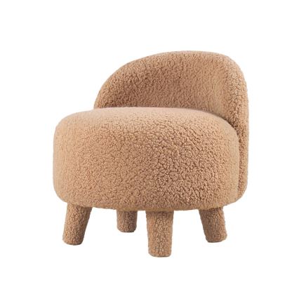 Дитяче крісло PIXI, діаметр 46 см, коричневе