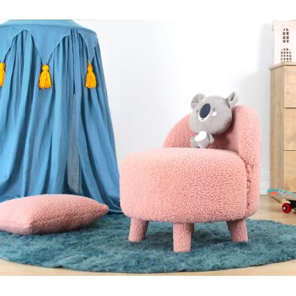 Дитяче крісло PIXI діаметром 46 см, рожеве