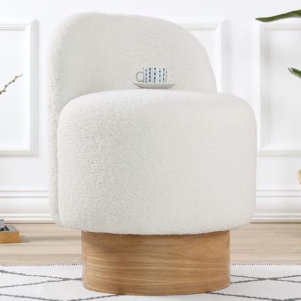 Дитяче крісло RIKI 40x47 см біле