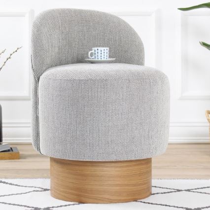 Дитяче крісло РІКІ 40×47 см сіре