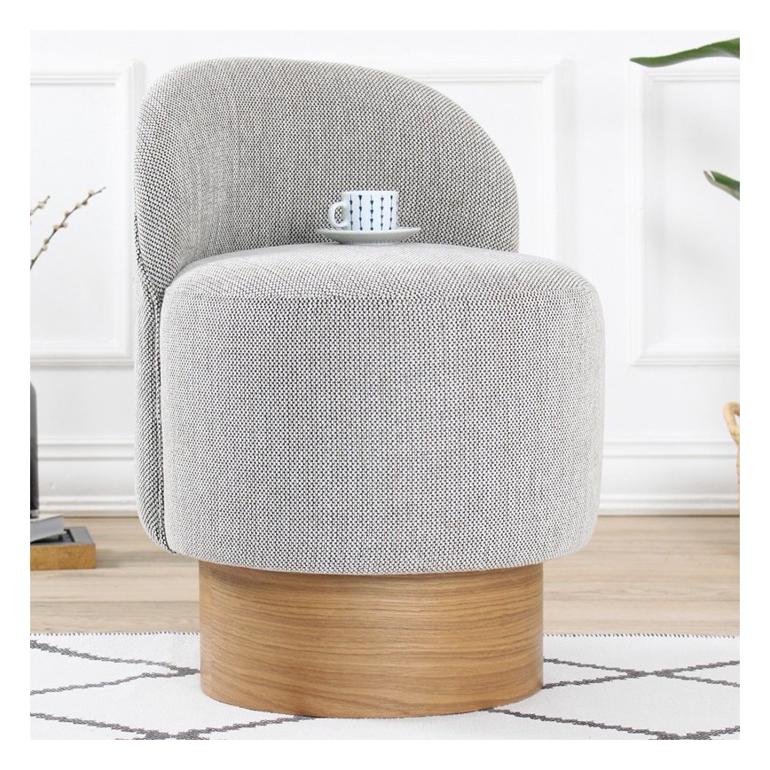 Дитяче крісло РІКІ 40×47 см сіре