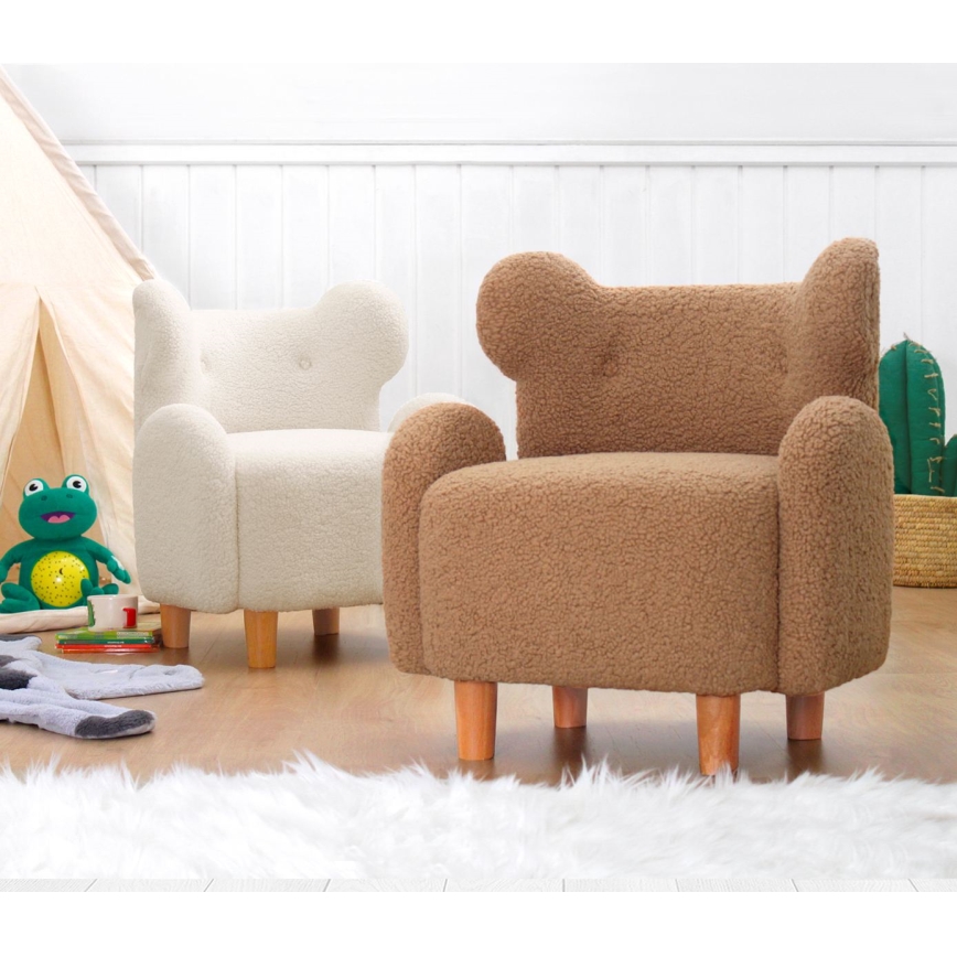 Дитяче крісло TOBI біле