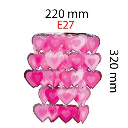 Дитячий абажур для люстри VIKI E27 32x22 см