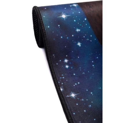 Дитячий антиковзний килим PRINT 3D 80x150 cm планети/багатобарвний