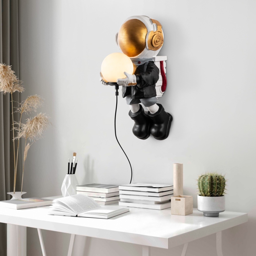 Дитячий настінний світильник ASTRONAUT 1xE14/40W/230V мідний