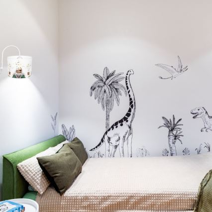 Дитячий настінний світильник BEARS 1xE27/60W/230V