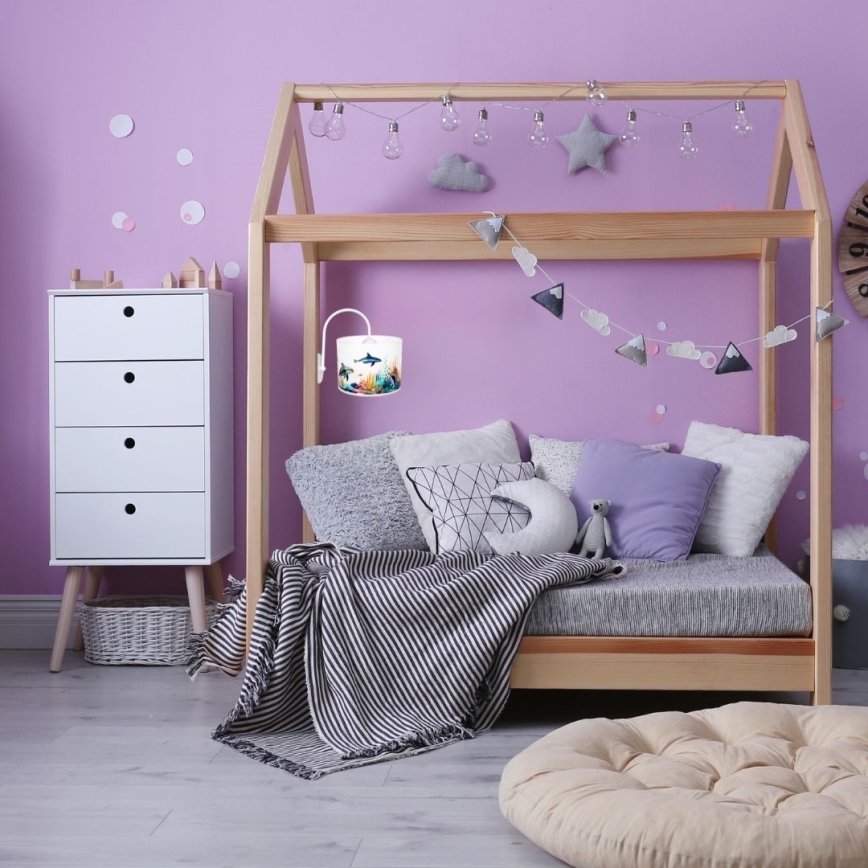 Дитячий настінний світильник OCEAN 1xE27/60W/230V