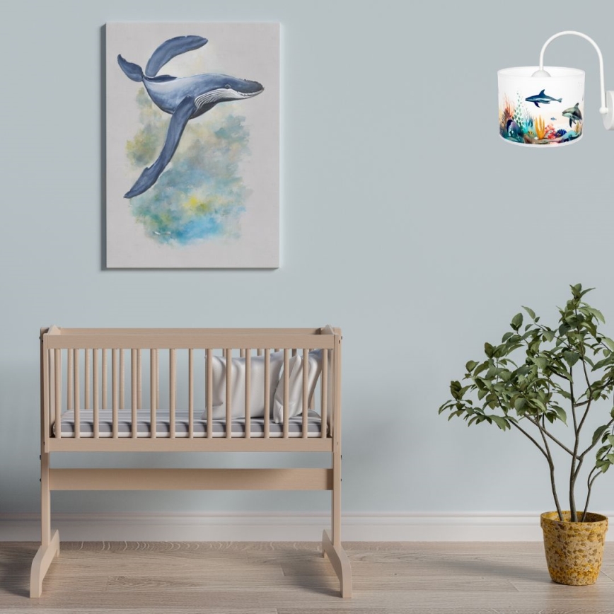 Дитячий настінний світильник OCEAN 1xE27/60W/230V