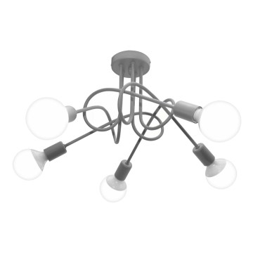 Дитячий накладний люстра OXFORD 5xE27/15W/230V